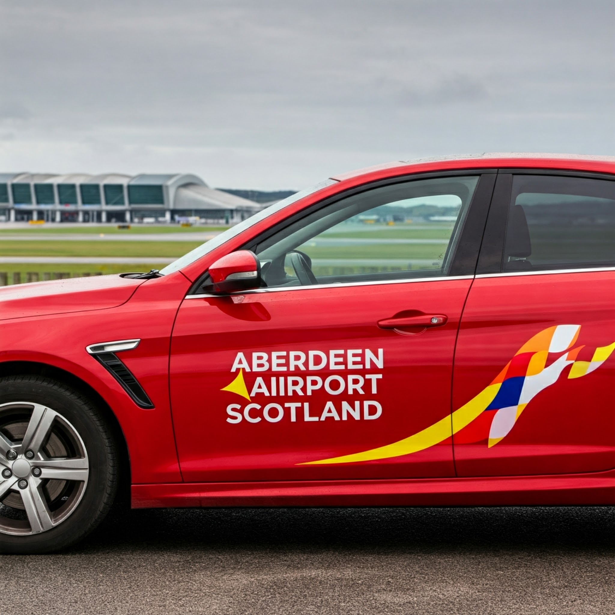 Location de voiture depuis l'aéroport d'Aberdeen en Écosse